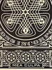 SHEPARD FAIREY 'SSI: Mea Culpa' (black) Screen Print