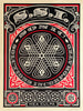 SHEPARD FAIREY 'SSI: Mea Culpa' (black/red) Screen Print