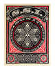 SHEPARD FAIREY 'SSI: Mea Culpa' (black/red) Screen Print