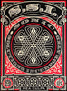 SHEPARD FAIREY 'SSI: Mea Culpa' (black/red) Screen Print