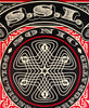 SHEPARD FAIREY 'SSI: Mea Culpa' (black/red) Screen Print