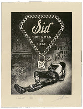 Load image into Gallery viewer, SHEPARD FAIREY 'Sid: Superman is Dead' 10 Letterpress Box Set