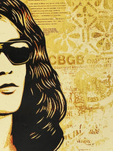 Load image into Gallery viewer, SHEPARD FAIREY 'Tommy Ramone' (red) Screen Print (270)