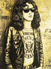 SHEPARD FAIREY 'Tommy Ramone' (gold) Screen Print (280)