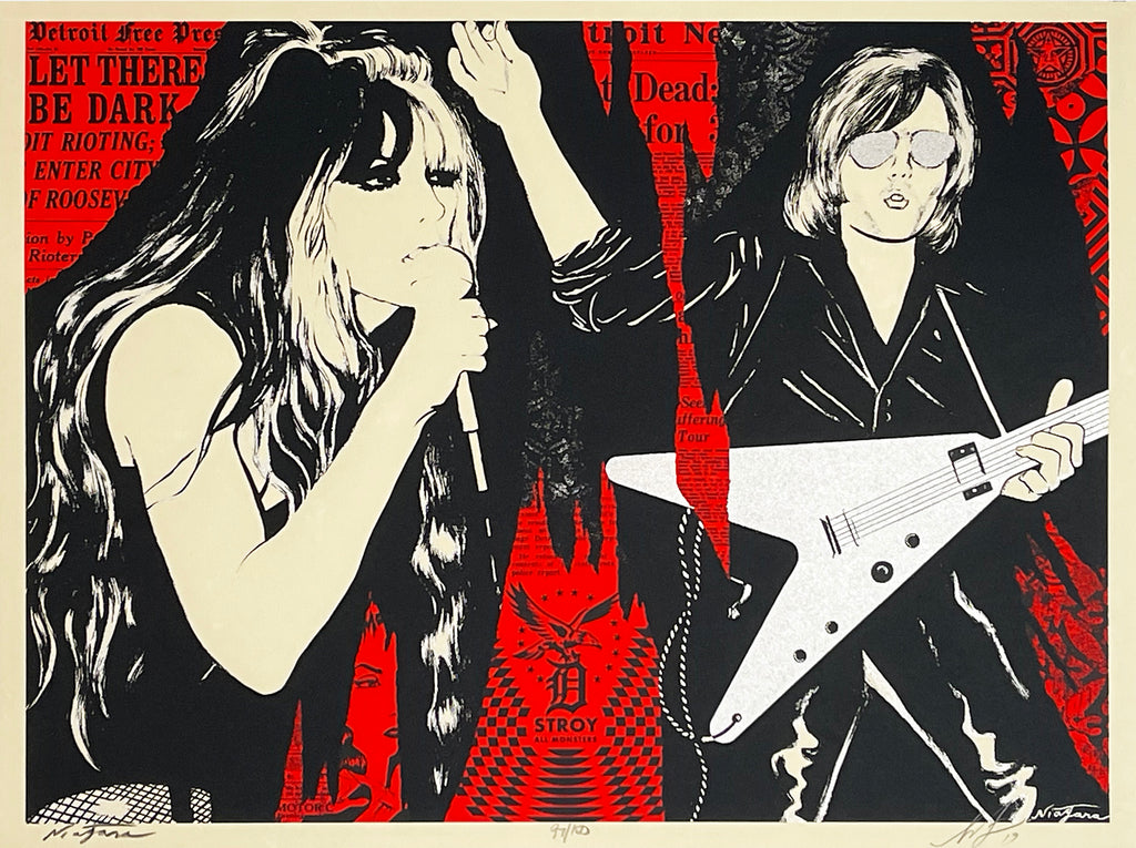 SHEPARD FAIREY x NIAGARA 'Let There be Dark' Screen Print - Signari Gallery