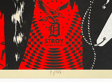 Load image into Gallery viewer, SHEPARD FAIREY x NIAGARA 'Let There be Dark' Screen Print - Signari Gallery