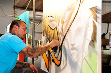 Load image into Gallery viewer, XENO aka Michael Langebeck 'Locked' Original on Wrapped Canvas - Signari Gallery