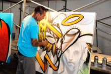 Load image into Gallery viewer, XENO aka Michael Langebeck 'Locked' Original on Wrapped Canvas - Signari Gallery
