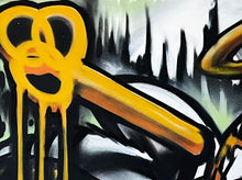 Load image into Gallery viewer, XENO aka Michael Langebeck 'Locked' Original on Wrapped Canvas - Signari Gallery