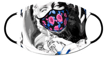 Load image into Gallery viewer, DS x Signari Gallery 'Heal Mary' (blue) Skateboard Deck + Mask