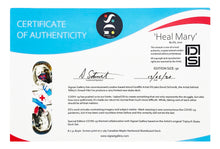 Load image into Gallery viewer, DS x Signari Gallery 'Heal Mary' (blue) Skateboard Deck + Mask