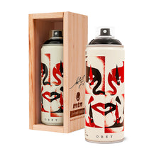 Load image into Gallery viewer, SHEPARD FAIREY x MTN Colors 'Cut it Up', Lotus Blue' + 'Target' (2019) Set of 3 Spray Cans