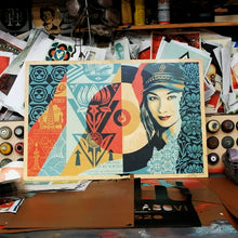 Load image into Gallery viewer, SHEPARD FAIREY 'Raise the Level' (2019) Beautiful, XL Screen Print - Signari Gallery 