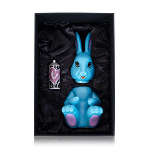 AIKO 'Blue Bunny' (2024) Ceramic Designer Cookie Jar - Signari Gallery 