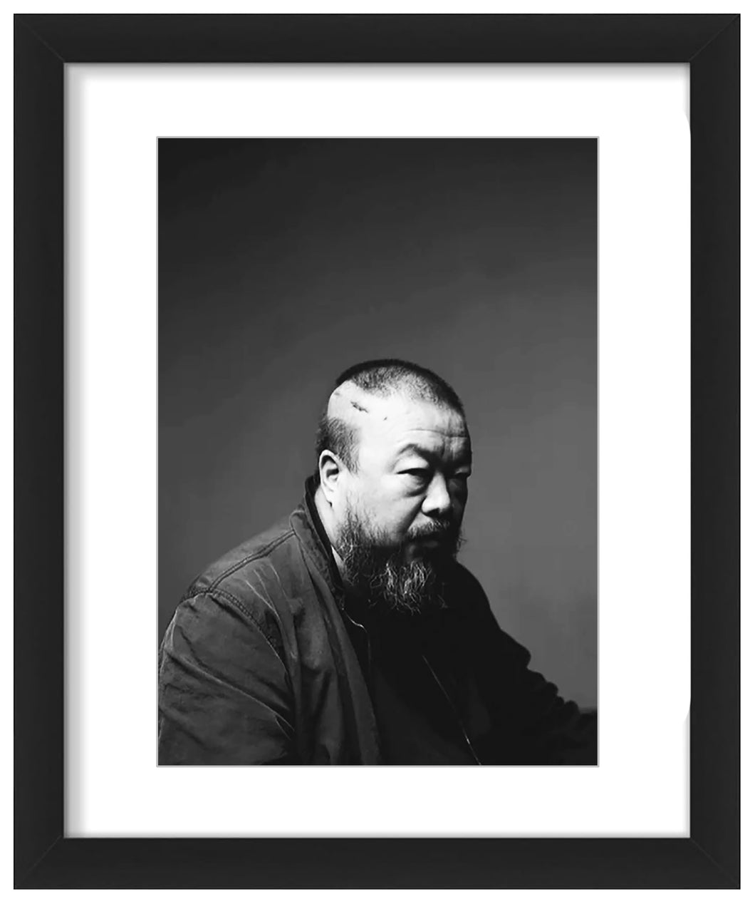AI WEIWEI 'Making Sense: Portrait' (2023) Framed Museum Show Postcard - Signari Gallery 