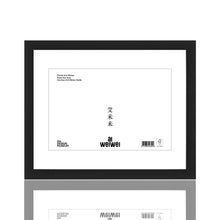 Load image into Gallery viewer, AI WEIWEI &#39;Making Sense: Portrait&#39; (2023) Framed Museum Show Postcard - Signari Gallery 