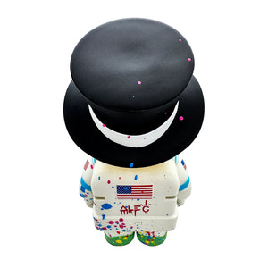 ALEC MONOPOLY 'Space Man Richie' (2023) Hand-Painted Designer Art Sculpture (AP)