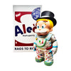 ALEC MONOPOLY 'Space Man Richie' (2023) Hand-Painted Designer Art Sculpture (AP)