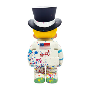 ALEC MONOPOLY 'Space Man Richie' (2023) Hand-Painted Designer Art Sculpture (AP)