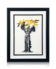 Load image into Gallery viewer, ALESSIO B &#39;Hope&#39; (white) Framed Giclée Print - Signari Gallery 