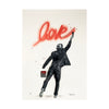 ALESSIO B 'Paint Love' (2020) Hand-Finished Screen Print (white) - Signari Gallery 