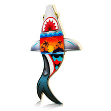 Load image into Gallery viewer, ALEX YANES &#39;Tropical Tiburon&#39; Die Cut Wall Hanging - Signari Gallery 