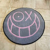 ANDRE SARAIVA 'Mr A x Smiley' (2021) Round Tufted Area Rug