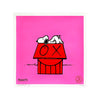 MR. ANDRE 'Snoopy Naps on Red House' (2018) Rare Peanuts Screen Print - Signari Gallery 