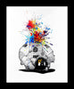 BALDART aka ANDY BAKER 'God of Art' (2015) Giclée on Canvas - Signari Gallery 