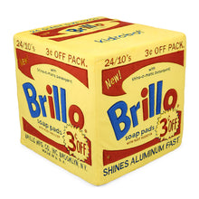 Load image into Gallery viewer, ANDY WARHOL &#39;Brillo Box&#39; (2022) Large Plush Cube Collectible