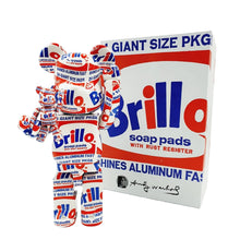 Load image into Gallery viewer, ANDY WARHOL x BE@RBRICK &#39;Brillo Box&#39; (2020) Designer Art Figure Set