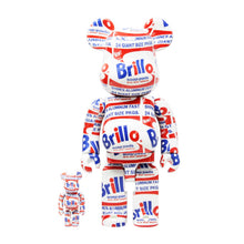 Load image into Gallery viewer, ANDY WARHOL x BE@RBRICK &#39;Brillo Box&#39; (2020) Designer Art Figure Set