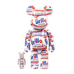 ANDY WARHOL x BE@RBRICK 'Brillo Box' (2020) Designer Art Figure Set
