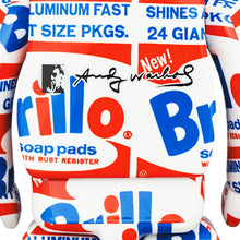 Load image into Gallery viewer, ANDY WARHOL x BE@RBRICK &#39;Brillo Box&#39; (2020) Designer Art Figure Set