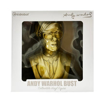 Load image into Gallery viewer, ANDY WARHOL x KidRobot &#39;The Bust&#39; (gold) Vinyl Artist Bust - Signari Gallery 