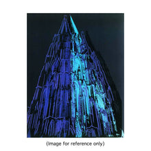 Load image into Gallery viewer, ANDY WARHOL &#39;Cologne Cathedral&#39; (1985) Rare Offset Lithograph Print (blue)