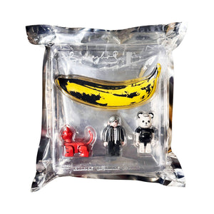 ANDY WARHOL x Medicom Toy 'Warhol Factory Pack #1' (2003) RARE Vinyl Art Figure Set