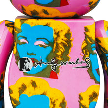 Load image into Gallery viewer, ANDY WARHOL &#39;Marilyn Monroe&#39; (2021) Designer Vinyl Figure Set (400% + 100%)