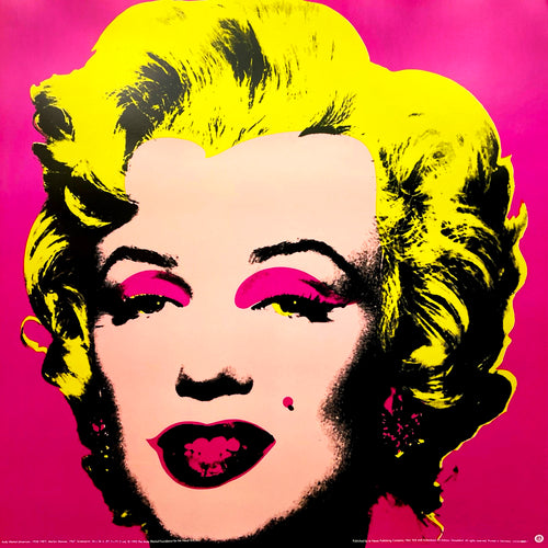 ANDY WARHOL 'Marilyn Monroe' (1993) Rare Offset Lithograph (pink) - Signari Gallery 