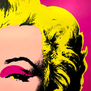 ANDY WARHOL 'Marilyn Monroe' (1993) Rare Offset Lithograph (pink) - Signari Gallery 