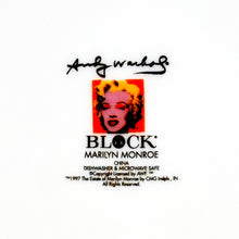 Load image into Gallery viewer, ANDY WARHOL x Block China &#39;Marilyn Monroe&#39; (1997) Fine Porcelain Dinner Plate