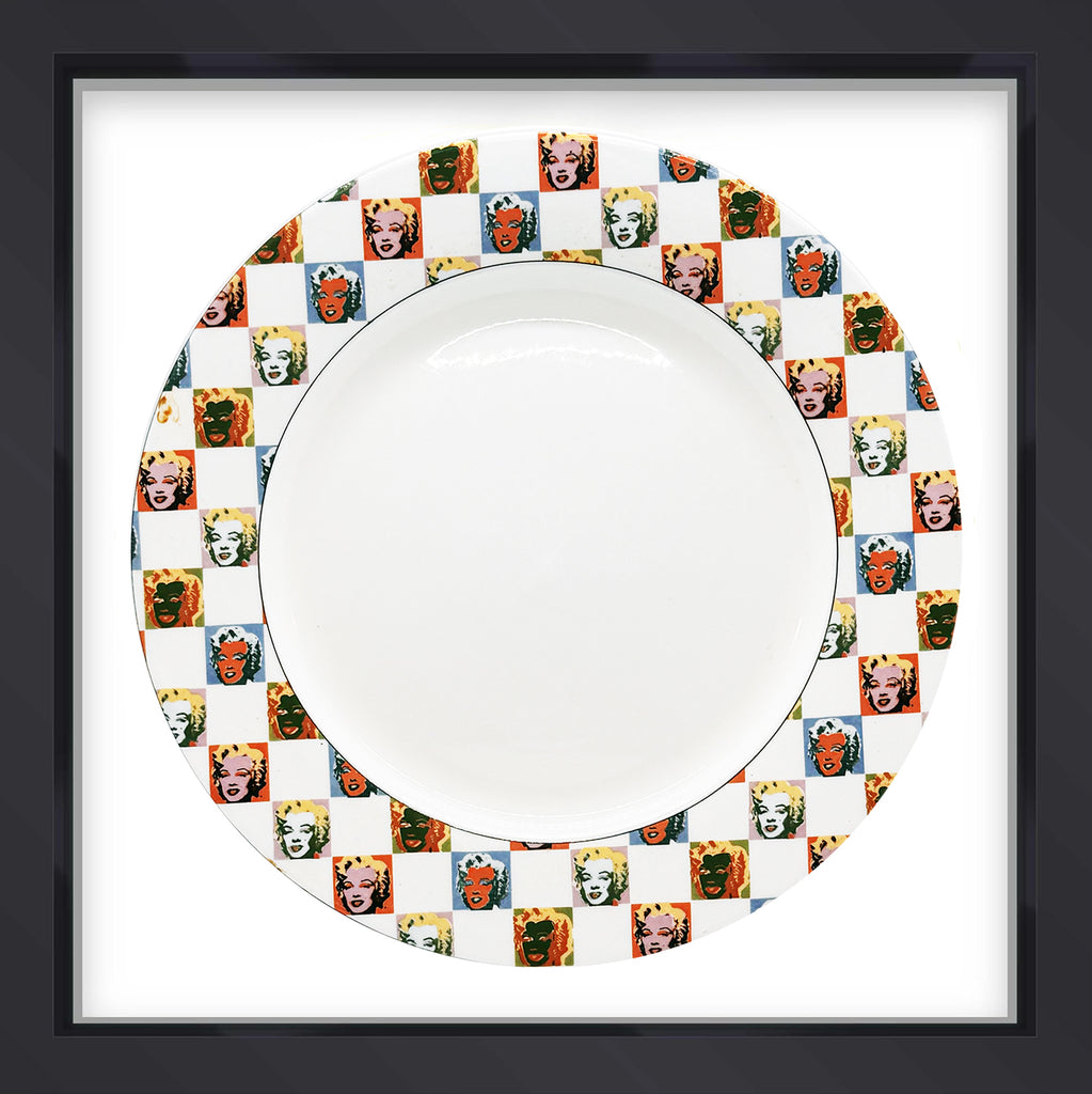 ANDY WARHOL x Block China 'Marilyn Monroe' (1997) Framed Porcelain Dinner Plate