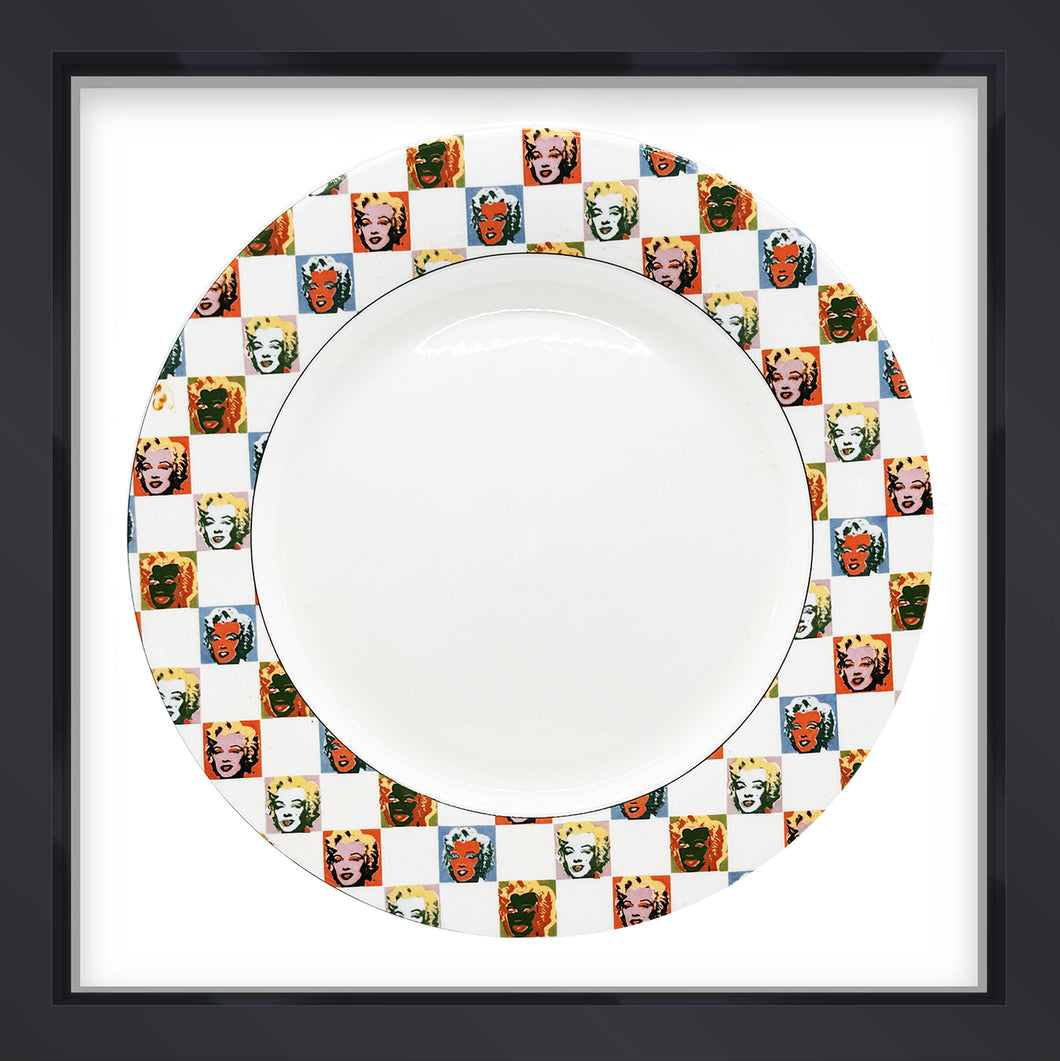 ANDY WARHOL x Block China 'Marilyn Monroe' (1997) Framed Porcelain Dinner Plate