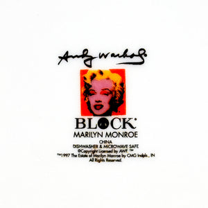 ANDY WARHOL x Block China 'Marilyn Monroe' (1997) Framed Porcelain Dinner Plate