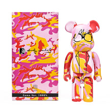 Load image into Gallery viewer, ANDY WARHOL x Be@rbrick &#39;Pink Camo&#39; (2017) Designer Vinyl Art Figure (1000%)