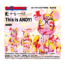 Load image into Gallery viewer, ANDY WARHOL x Be@rbrick &#39;Pink Camo&#39; (2017) Designer Vinyl Art Figure (1000%)