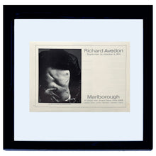 Load image into Gallery viewer, ANDY WARHOL x RICHARD AVEDON 'Andy Warhol: Artist' (1975) Framed Original Gallery Show Flyer