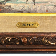 Load image into Gallery viewer, ANTONIO DeVITY &#39;Paris Street Scene 1&#39; (1950-60&#39;s) Framed Original Oil on Canvas