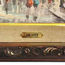Load image into Gallery viewer, ANTONIO DeVITY &#39;Paris Street Scene 2&#39; (1950-60&#39;s) Framed Original Oil on Canvas