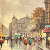ANTONIO DeVITY 'Paris Street Scene 2' (1950-60's) Framed Original Oil on Canvas